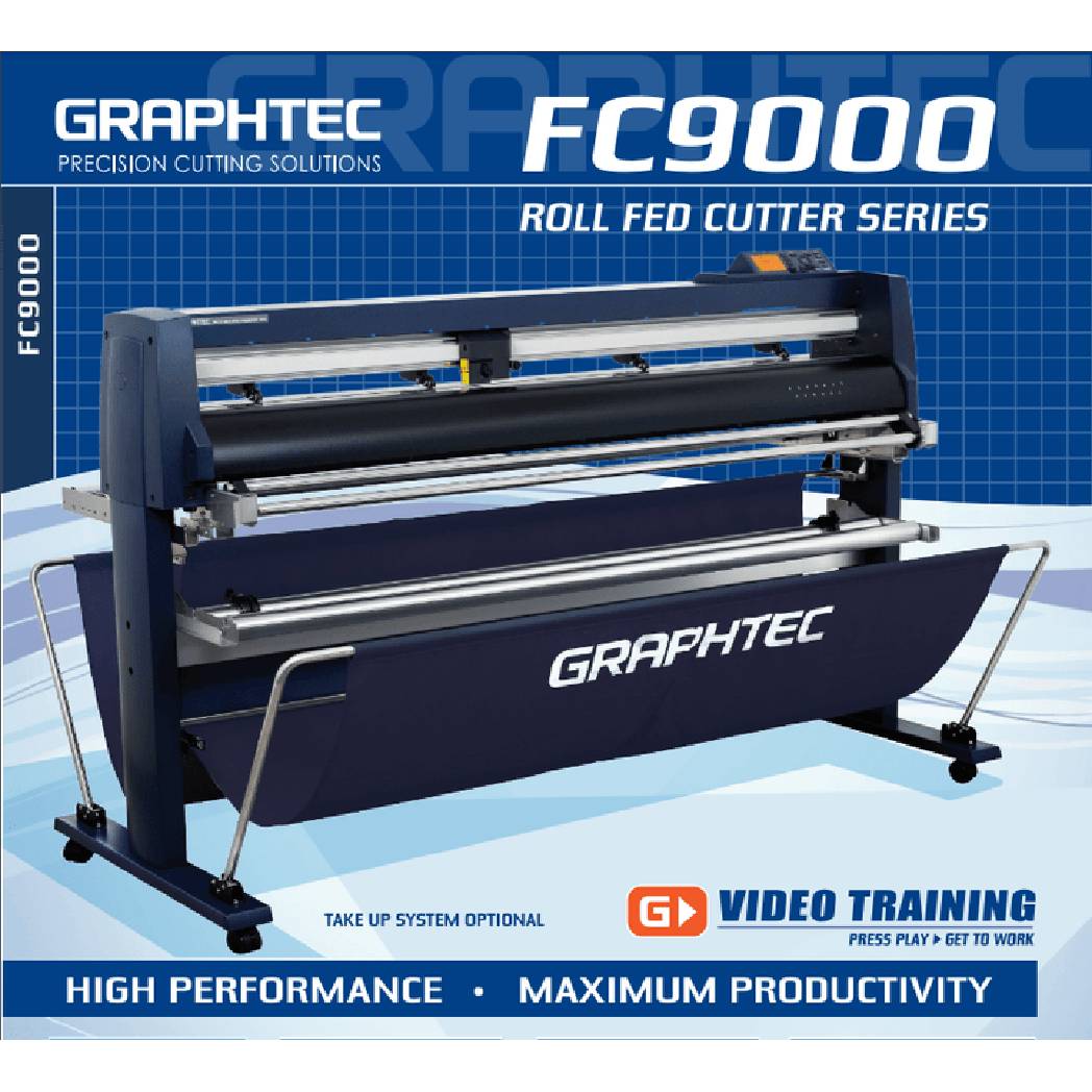 $185/Month NEW Graphtec 54'' FC9000-140 Professional Vinyl Roll-fed Cutting Plotter